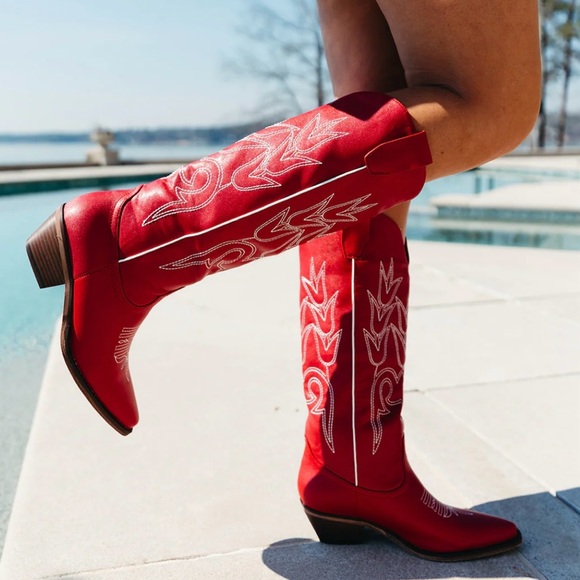 Marfa Red Reba Boot - Picture 2 of 6